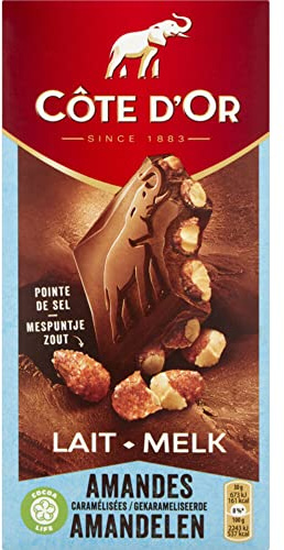Cote D'Or - BLOC Lait Noisettes, 180g