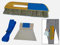 Tapezierwischer-Set, Tapezierbürste, Tapezierspachtel, Tapenenbürste, Tapetenwischer