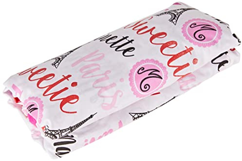CTI Miraculous Marinette Spannbettlaken für Kinder, 100% Baumwolle, Öko-Tex, 90 x 190 cm, Bedruckt, Mädchen, Rot