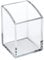 OSCO Clear Acrylic Square Pen Pot | Pencil Holder | Desk Tidy | Office Organiser | Makeup Storage | Cosmetics Display | H10 x W7 x D7 cm |