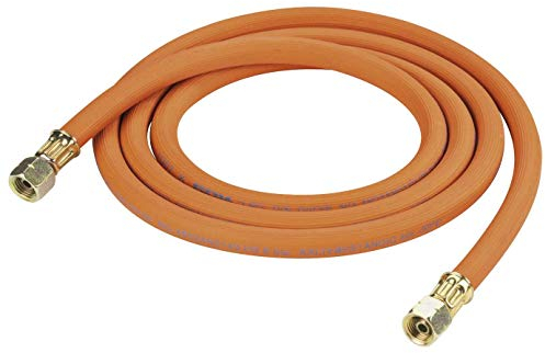 GOK Gasschlauch 40 cm Camping Gasschlauch 2 x 1/4 Zoll Linksgewinde bis -30°C Propangasschlauch