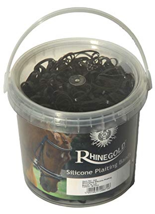 Rhinegold Silikon-Flechtbänder und Wanne.