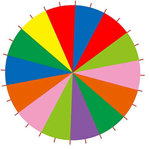 Mehrfarbenregenbogen Fallschirm Kinder spielen Fallschirm Spielzeug, Sport Team Gebäude Fallschirm der Kinder für Teamwork Spiel Fallschirm Spielzeug mit Griffen(6M)