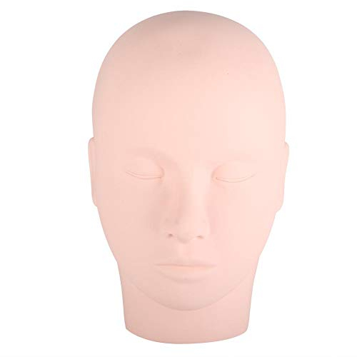 Übungskopf für Mikroblätter, Übungskopf für Make-up, Gesichts-Make-up-Schaufensterpuppe, 3D-Übungskopf für menschliches GesichtSilikon