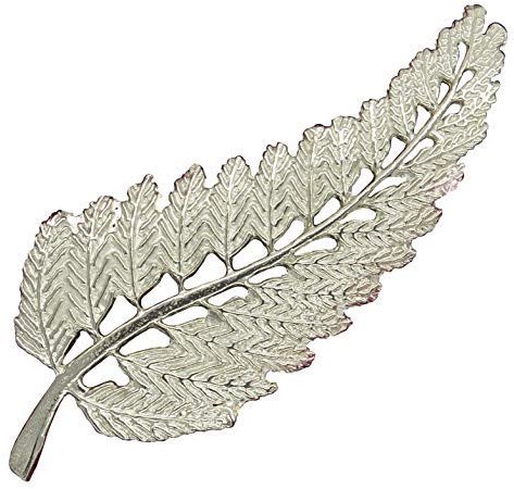 Fern Brooch, New Zealand Fern Brooch, Hand Cast in Fine Pewter, By William Sturt