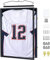 Temgee 2XL Trikot-Präsentationsrahmen – Jersey-Rahmen – Schattenbox für Baseballtrikots Basketball, Fußball, Hockey, Sport, Uniform, UV-Schutz, Acrylglas, 2 Haken