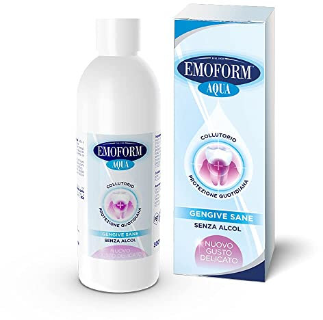 Emoform, Collutorio Aqua per Gengive Sane - senz'alcol - 300 ml
