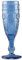 Weddingstar Vintage Style Pressed Glass Champagne Flute, Blue