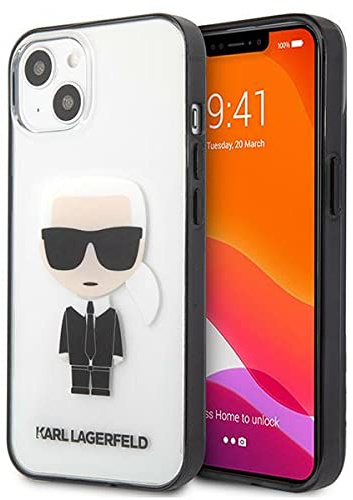 Karl Lagerfeld KLHCP13SHIKCK Hülle für iPhone 13 Mini 5,4 transparent Ikonik Karl