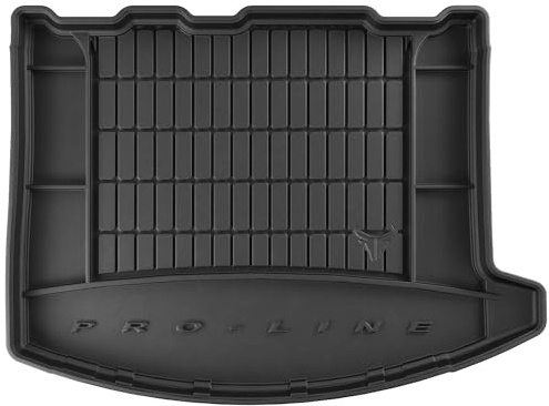 MOTOS Kofferraum schutzmatte passend für Ford Kuga II 2013-2019 mit Zugangsrad oder Reparatursatz Verbessern Sie Ihren Reisekomfort mit Antirutschmatte Auto TM - Allwetter fußmatten Auto, Schutz vor V