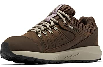 Columbia Trailstorm Crest Waterproof wasserdichte Trekking Und Wanderschuhe für Damen, Braun (Cordovan x Kettle), 39 EU