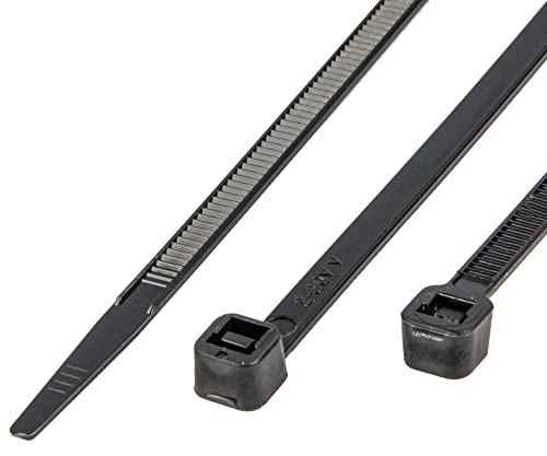 Kabelbinder 4,8 x 368 mm, VPE 100 Stück, Polyamid schwarz, UV-witterungsbeständig - 54054