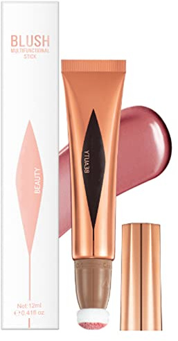 Silky & Long-Wearing Cream Blusher Stick For Mature Skin - Cheeks Make Up Blush pink - Beauty Blushers (#02)