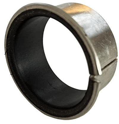 5x Gleitbuchse mit Bund Stahl/PTFE 12mm x 14mm x 20mm x 12mm | Stahlbuchse mit Teflon | Gleitlager 12 x 14 x 20 x 12 | Gleitlager Buchse aus Stahl mit PTFE