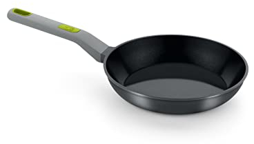 BRA Life - Sartén 28 cm fundición Aluminio 100% Reciclado, Antiadherente cerámico Reforzado sin PFOA, sin PTFE, Apta para Todo Tipo de cocinas e inducción