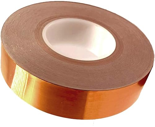 Adhesive Copper Slug Tape | Copper Slug Snail Repellent | Slug Deterrent Barrier Tape | Humane Pest Control (20mm x 25 Metre)