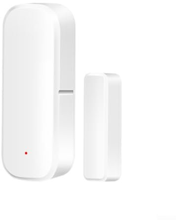 Door Window-Sensor with Magnetic Sensor, Smart Door Sensor, WiFi Wireless Door Alarm System work with Tuya App, Push Notification for Home/Garage(ZIGBEE)