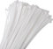 sourcing map 100pcs 450mm/18 110 Lbs Cable Zip Ties Self-Locking Extra Long Nylon Cable Tie Wraps 8mm for Cord Management, White