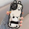 Cute Phone Case for iPhone 11 Kawaii Phone Case with 3D Animal Panda Pattern and 3D Ears Aesthetic iPhone 11 Cute Phone Case for Girls Women
