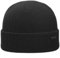 Melegari Strickmütze | US Watch Cap Delta | Reine Wolle | Unisex | Herbst Winter, Schwarz , 54-61