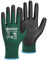 KAYGO Arbeitshandschuhe für Herren Damen 12 Paar, PU beschichtet Schutzhandschuhe, antirutsch Grip an Handflächen und Fingern, Geeignet für allgemeine Arbeit Lager DIY, KG11P (Dunkelgrün, M, Gr 8)