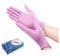 DTS PROTECT Nitrile Disposable Gloves - Box of 100 - Pink - Latex Free - PPE, Sterile, Medical & Surgical Gloves (Medium)