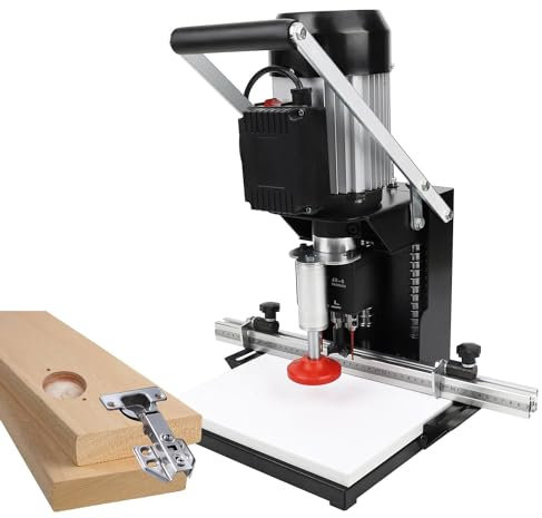 MNBVH Hinge Drilling Machine,45mm-9.5mm Portable Hinge Boring Machine For Woodworking,1100W, 2880 RPM, 0-40mm Depth - Perfect For Cabinets, Wardrobes, And Home Improvement Projects