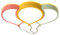 SSNCcNC LED Deckenleuchte Kreativ Luftballons Kinderzimmer Leuchte Dimmbar Fernbedienung Modern Cartoon Eisen Acryl Deckenlampe Kinder Schlafzimmer Babyzimmer L60cm 36W