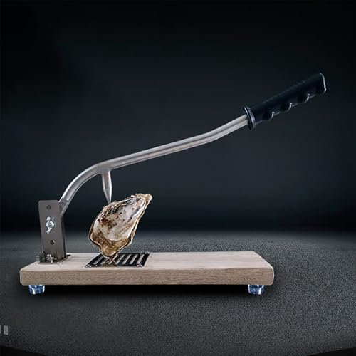 YAOLEXIA Portable Oyster Shucking Knife, Adjustable Height Shucker Tool, No-Install Oyster Opener, Household & Commercial Stainless Steel Oyster Knife, for Restaurant Hotel BBQ Buffet Multitools