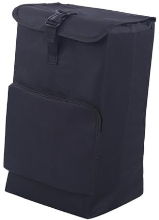 Milageto Shopping Spare Bag, Trolley Replacement Bag, Oxford Cloth Waterproof Storage Bag for Shopping Cart, Grocery Cart, Black
