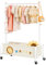 GRANNY SAYS Appendiabiti bambini, scaffale per vestiti per bambini con ripiano di stoccaggio, scaffale per vestiti per bambini autoportante per la stanza dei bambini della scuola materna, Beige