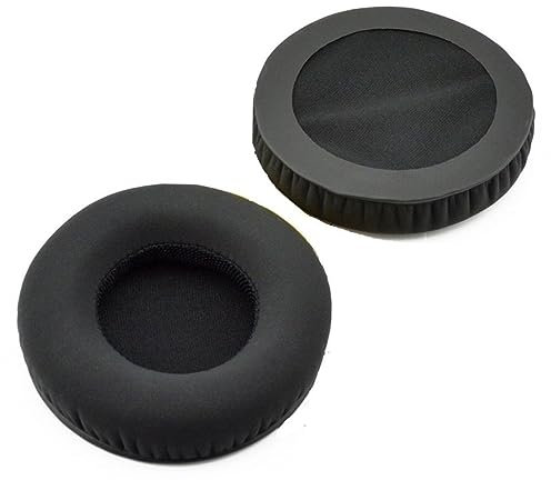 HOMSFOU Xl Headphone Replacement Pads Soft Pu Foam Ear Cushions for Over-ear Headphones Black Pair