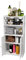 OHMG Meuble de Salle de Bain,Meuble de Rangement, Armoire sur Pied,avec 4 Tiroirs,30 x 30 x 82 cm,pour Salle de Bain,Salon,Salle à Manger,Cuisine,Style Moderne,Blanc