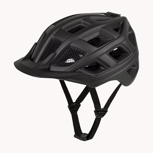 KED Offroad Fahrradhelm Crom Black matt / 60-65 (XL) Quicksafe Fidlock Insektenschutznetz QUICKSTOPP Gurtenlängeneinstellung FIDLOCK Gurtverschluss Integriertes LED-Rücklicht maxSHELL