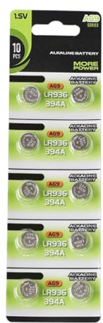 10PCS/20PCS Alkaline Button Cell Battery 1.55V Watch Calculator Coin Cell Battery AG7 LR57 AG8 LR55 AG9 LR45