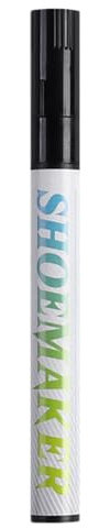 Duvcoywae Marqueurs De Peinture Pour Chaussures En Cuir, Stylos Marqueurs De Teinture, Cirage à chaussures, Nettoyant Pour Chaus, 20g, Noir