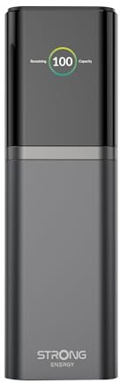 STRONG S-19 Power Bank Portatile 12000mAh, Ricarica Rapida 176W con USB-C 140W PD 3.1 + UFCS, Display TFT, Compatibile con iPhone 16, Galaxy S24, MacBook, iPad, Per Viaggi & Approvata per Aereo
