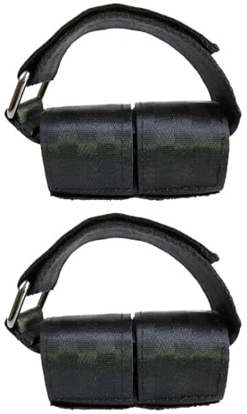 1 par de pesas ajustables para piernas y rodillas sobre los dedos de los pies y tobillos