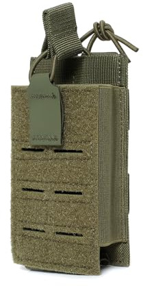 Taktische Magazintasche, Oxford-Stoff Molle Magazinbeutel Holster, Tragbare Walkie Talkie Tasche für Bergsteiger mit 2 Verdickten Riemen für den Außenbereich