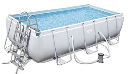 Bestway Power Steel Piscine rectangulaire 6478 litres Gris 4,04 x 2,01 x 1,00 m
