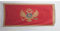 AZ FLAG - Drapeau Monténégro - 45x30 cm - Pavillon Nautique Monténégrin Spécial Bateau Et Extérieur En Maille Bloquée Avec Anneaux Plastiques Intégrés - 30g