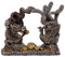 Pacific Giftware Feng Shui Figur - Drache mit Phönix - Himmlischer Glücksbringer bronziert