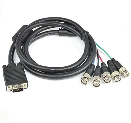 PremiumCord - Cable de conexión VGA (15 Pines, 5BNC, 2 m)