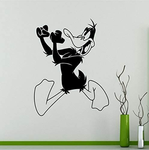Comics Charaktere Wandtattoo Daffy Duck Aufkleber Home Interior Decals Haushaltswaren Aufkleber Wand Kinderzimmer Aufkleber 58 X 76 Cm