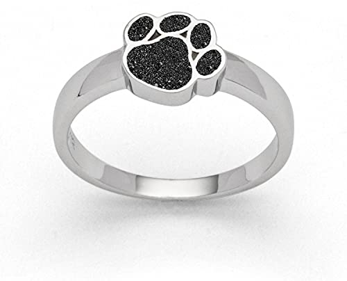 DUR Damen RingPfote Lavasand aus 925er Silber Größe 50 (15.9) R5610.50, 50 (15.9)
