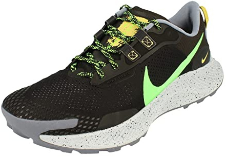 NIKE Pegasus Trail 3 Mens Running Trainers DA8697 Sneakers Shoes (UK 8.5 US 9.5 EU 43, Black Green Strike asken Slate 004)