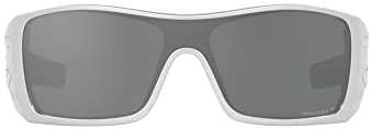 Oakley Batwolf Prizm Lunettes de soleil Prizm Noir Polarisé/CAT3, X-argent, 127