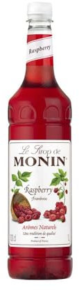 Monin Jarabe de frambuesa, 1,0 l PET | 3 unidades (3 x 1,0 L)