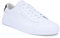 Nautica Zapatos casuales para hombre, mocasines clásicos de caña baja, tenis de moda con cordones y sin cordones, Alos White, 43 EU
