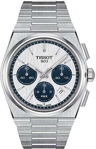 Tissot Montre PRX Automatic chronograhe Fond Blanc
